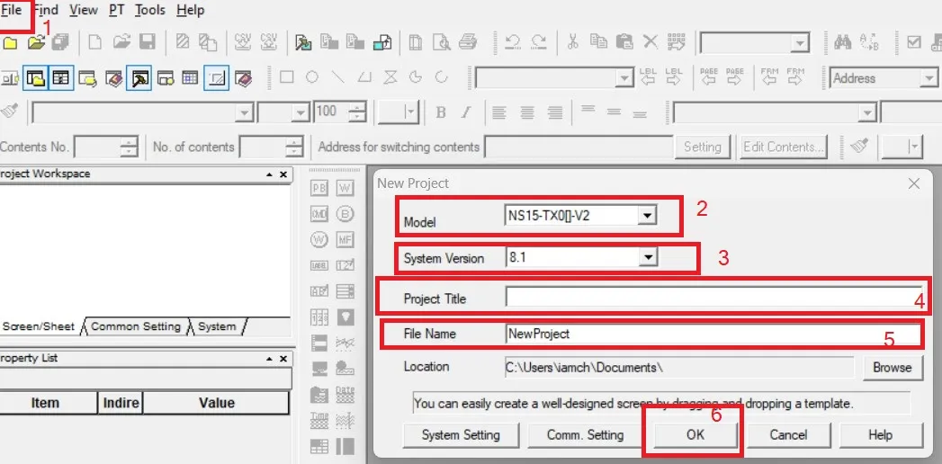 img/CX-Designer/How To Create A Project In Cx Designer.webp